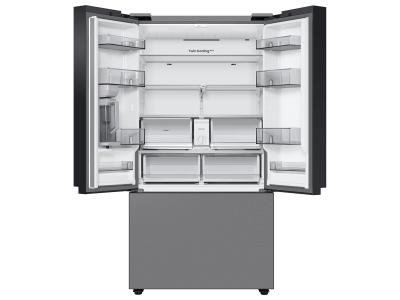 36" Samsung 24 Cu. Ft. Bespoke French Door Counter-Depth Refrigerator - RF24BB6200QLAA