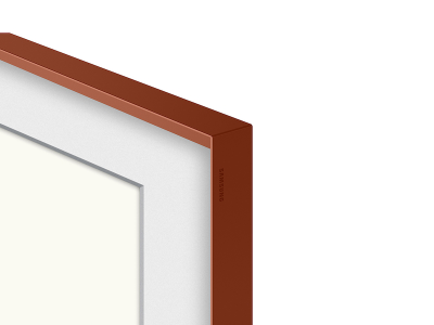 55" Samsung The Frame Customizable Bezel in Beveled Brick Red - VG-SCFA55TRCZA