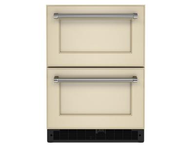 24" KitchenAid 4.44 Cu. Ft. Undercounter Double-Drawer Refrigerator in Panel Ready - KUDR204KPA