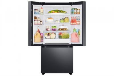 30" Samsung 22 Cu. Ft. French Door Refrigerator With Modern Design In Black Stainless Steel - RF22A4111SG/AA