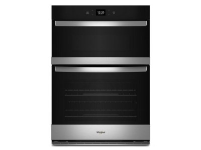 27" Whirlpool 5.7 Cu. Ft. Combo Wall Oven with Air Fry in Stainless Steel - WOEC5027LZ