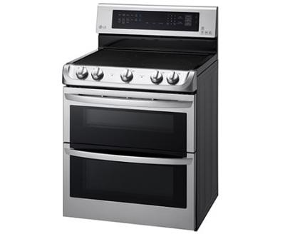 30" LG 7.3 Cu. Ft. Electric True Double Oven Range With ProBakeConvection And EasyClean - LDE5415ST