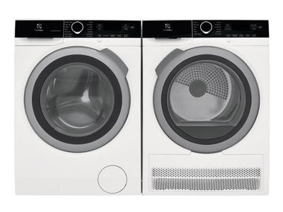 24" Electrolux 2.8 Cu. Ft. Front Load Washer And Electric Dryer with 4.0 Cu. Ft. Capacity - ELFW4222AW-ELFE422CAW