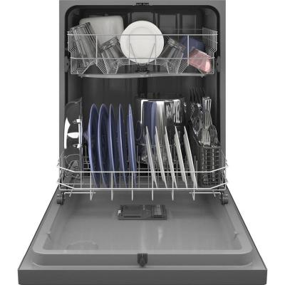 24" GE Built-In Front Control Dishwasher In Stainless Steel - GDF511PSRSS