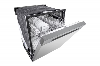 24" LG Front Control Dishwasher with LoDecibel Operation and Dynamic Dry - LDFC2423V