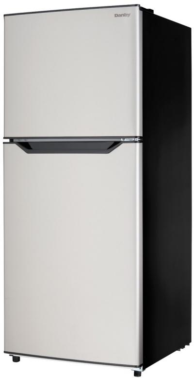23" Danby 11.6 Cu. Ft. Apartment Size  Top Mount Fridge in Stainless Steel - DFF116B2SSDBR