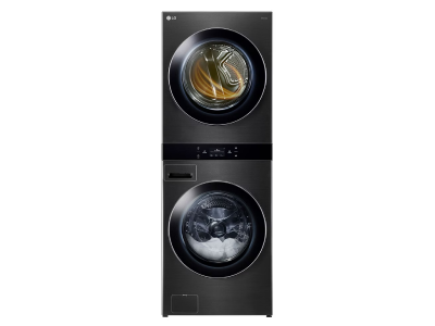 27" LG Single Unit Front Load WashTower Center Control with 5.0 Cu. Ft. Washer and 7.4 Cu. Ft. Electric Dryer - WKEX300HBA