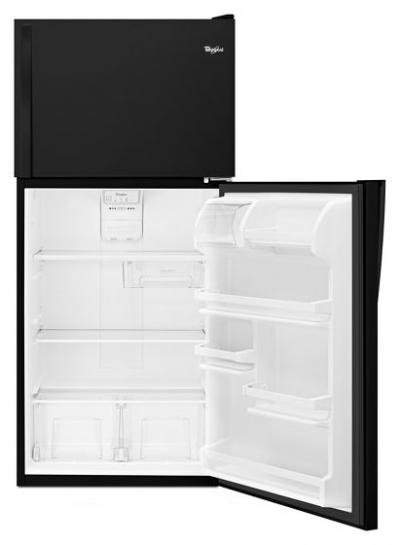 30" Whirlpool 18.2 Cu. Ft. Top-Freezer Refrigerator With Flexi-Slide Bin - WRT318FZDB