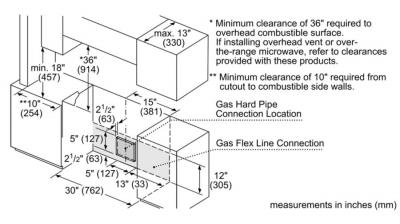 30" Bosch 800 Series Gas Slide-in Range in Stainless steel - HGI8056UC