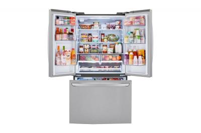 36" LG 29 Cu. Ft. Smart French Door Refrigerator in Smudge Resistant Stainless Steel - LRFCS29D6S