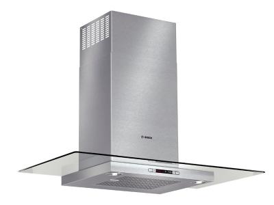 36" Bosch Benchmark Glass Canopy Chimney Hood Stainless Steel - HCG56651UC