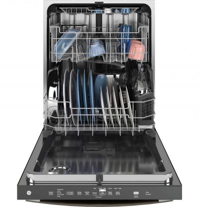 24" GE Energy Star Top Control with Stainless Steel Interior Dishwasher - GDT670SMVES
