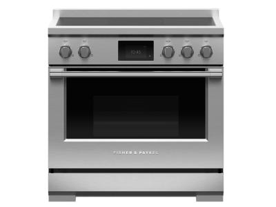 36" Fisher & Paykel Series 9 Professional Induction Range With 5 Zones - RIV3-365