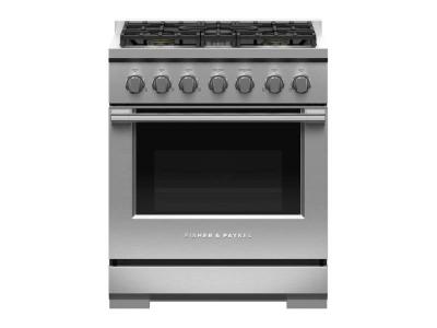 30" Fisher & Paykel 5 Burners LPG Gas Range  - RGV3-305-L