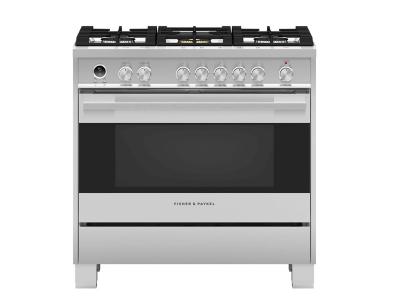 36"  Fisher & Paykel Dual Fuel Range - OR36SDG6X1