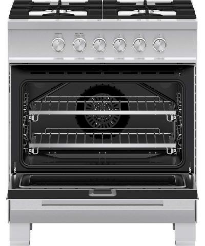 30" Fisher & paykel  Contemporary Style Gas Range - OR30SDG4X1