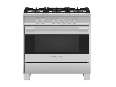 36" Fisher & paykel Freestanding Gas Range - OR36SDG4X1