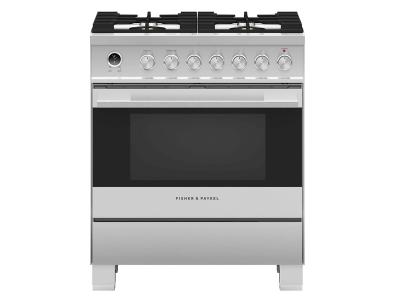 30" Fisher & paykel Dual Fuel Range  - OR30SDG6X1