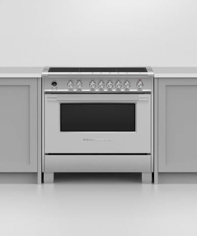 36" Fisher & Paykel Series 9 Classic Induction Range With SmartZone In Stainless Steel - OR36SCI6X1