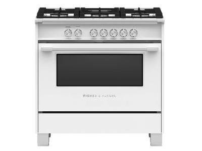 36" Fisher & paykel Freestanding Gas Range - OR36SCG4W1