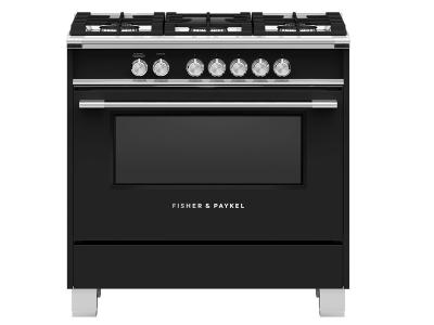 36" Fisher & paykel Freestanding Gas Range - OR36SCG4B1