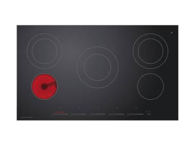 36" Fisher & Paykel Electric Cooktop with 5 Heating Elements - CE365DTB1