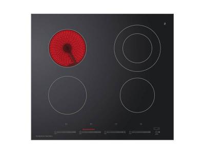 24" Fisher & Paykel Electric Drop-In Cooktop with 4 Heating Elements - CE244DTB1
