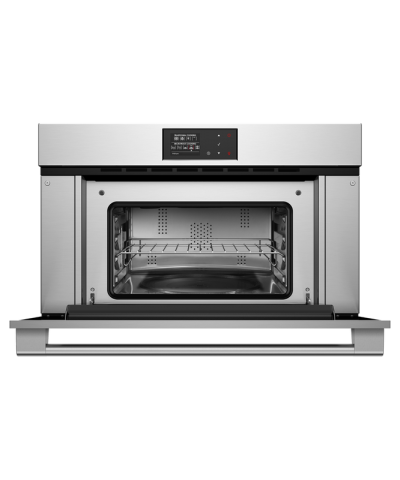 30" Fisher & Paykel 1.3 Cu. Ft. Convection Speed Single Wall Oven in Stainless Steel - OM30NPX1