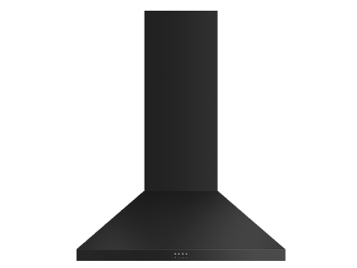 36" Fisher & Paykel Pyramid Chimney Wall Range Hood in Black - HC36PCB1