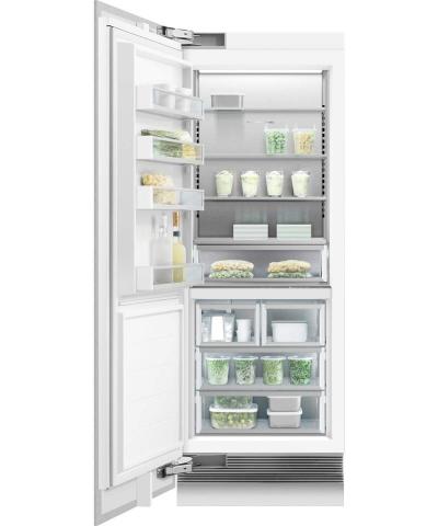 30" Fisher & paykel Integrated Column Freezer , Steel Interior - RS3084FLJK1