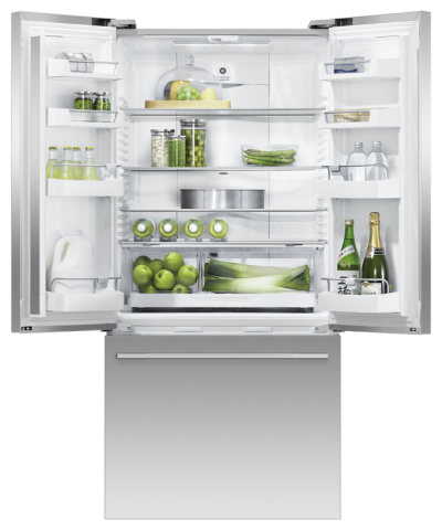 32" Fisher & Paykel 17.1 Cu. Ft. Freestanding French Door Refrigerator in Stainless Steel - RF170ADJX4