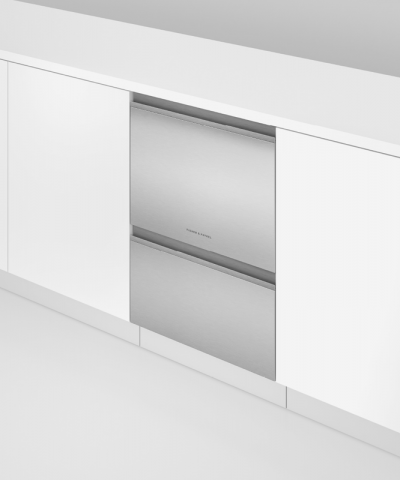 24" Fisher & Paykel Built-Under Double DishDrawer Dishwasher in Stainless Steel - DD24DT4NX9