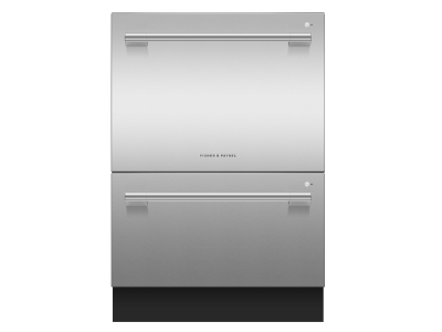 24" Fisher & Paykel Double DishDrawer Dishwasher in Stainless Steel - DD24DTX6PX1