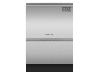 24" Fisher & Paykel Built-Under Double DishDrawer Dishwasher in Stainless Steel - DD24DT2NX9