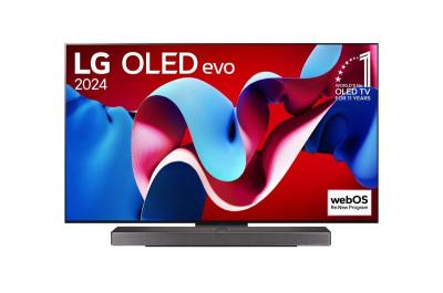 65" LG OLED65C4PUA OLED Evo C4 4K Smart TV