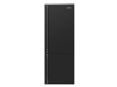 28" SMEG 18.01 Cu.Ft. Free Standing Bottom Mount Refrigerator in Anthracite - FA490URAN