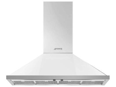 48" SMEG Portofino Wall Mount Chimney Hood - KPF48UWH