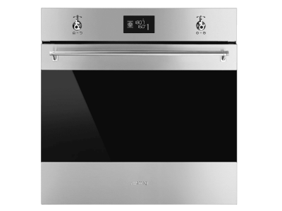 24" SMEG Single Convection Electric Wall Oven with 2.8 cu. ft. - SFU6302TVX