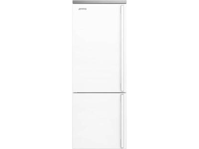 28" SMEG 16.2 Cu. Ft. Portofino Freestanding Bottom Mount Refrigerator - FA490ULWH