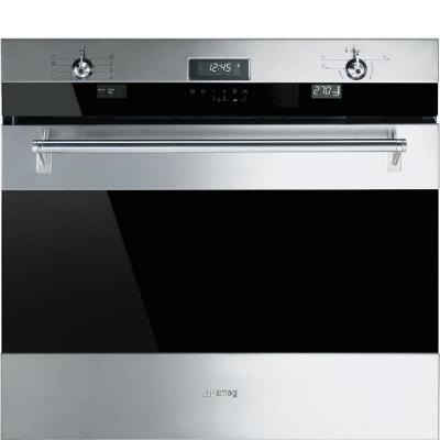 30" SMEG Classic Design Electric Wall Oven with 4.34 cu. ft. Capacity - SOU330X1