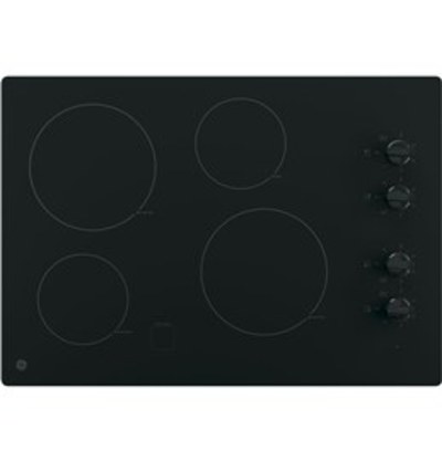 30" GE Built-In CleanDesign Electric Cooktop - JP3030DJBB