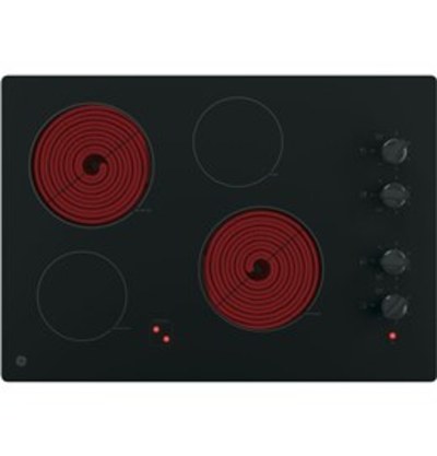 30" GE Built-In CleanDesign Electric Cooktop - JP3030DJBB