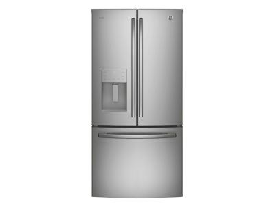 33" GE Profile 23.8 cu.ft. French Door Bottom-Mount, with Space Saving Icemaker - PFE24JSKSS