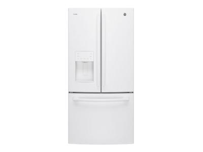 33" GE Profile 23.8 cu.ft. French Door Bottom-Mount, with Space Saving Icemaker - PFE24JGKWW