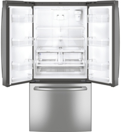 32" GE Profile 24.8 cu.ft. French Door Bottom-Mount, w/Factory Installed Icemaker - PNE25JSKSS