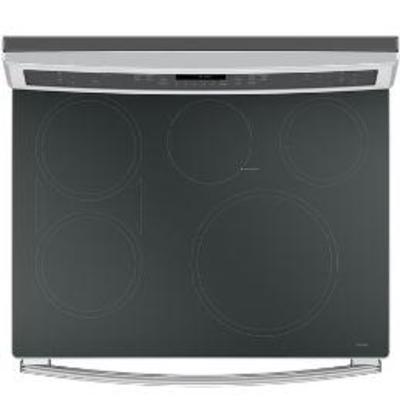 30" GE Profile Free Standing Electric True Convection Range with Touch Controls and Induction Elements - PCHB920SJSS