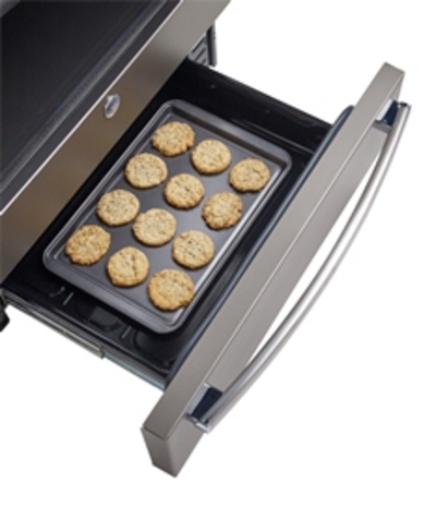 30" GE Profile Slide-In Electric Self Cleaning Convection Range with Baking Drawer - PCS940EJES
