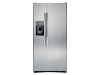 33" GE 22.5 Cu. Ft. Side-by-Side Refrigerator with Dispenser - GSS23HSHSS