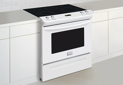 30" Frigidaire Gallery Slide-In Electric Range - CGES3065PW
