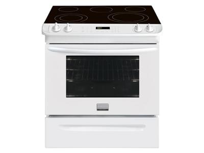 30" Frigidaire Gallery Slide-In Electric Range - CGES3065PW